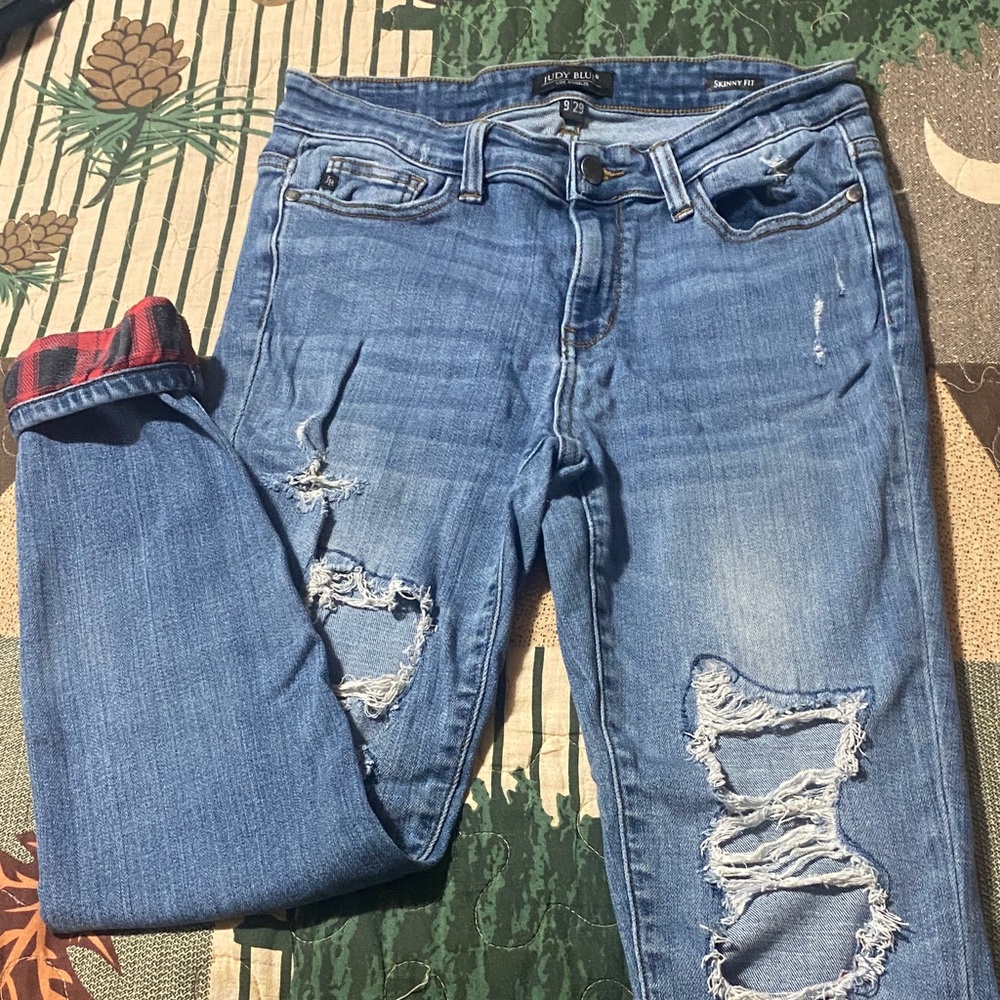 Judy Blue Distressed skinny Jeans